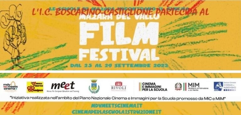 L’IC Boscarino-Castiglione partecipa al “Mazara Film Festival 2023”