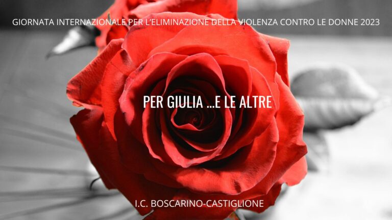 Per Giulia…e le altre, Giornata internazionale per l’eliminazione della violenza contro le donne 2023