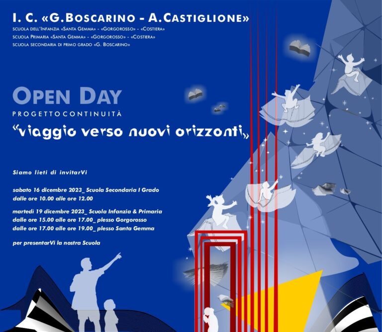 Open Day dell’I.C. Boscarino-Castiglione