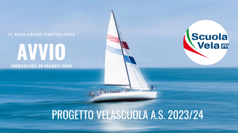 Avvio Progetto VelaScuola a.s. 2023/2024