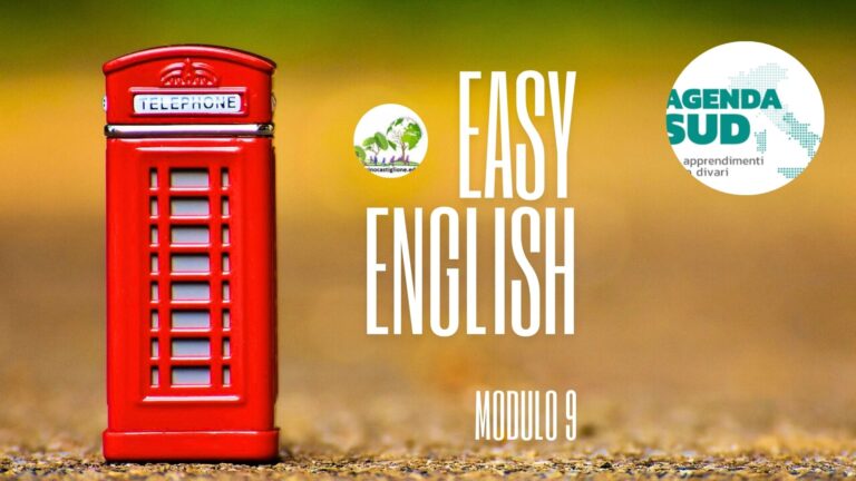 Avvio Modulo 9  Agenda Sud- “Easy English”