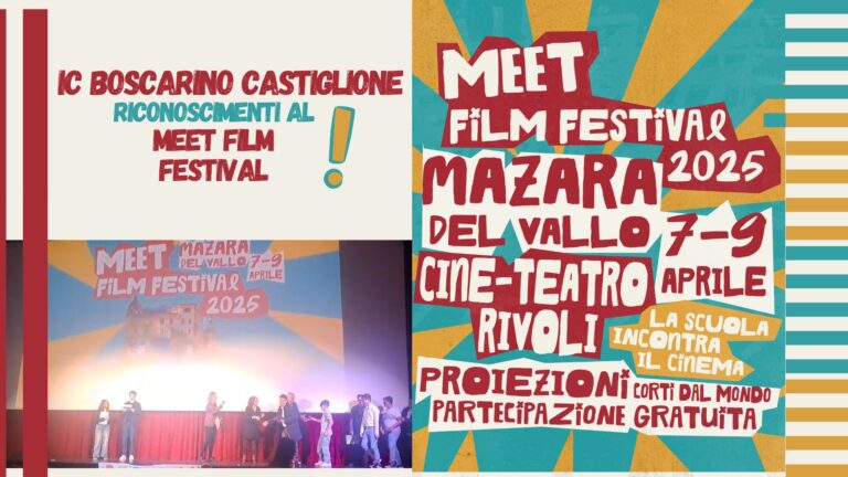 Premiazione al Meet Film Festival_ IC Boscarino-Castiglione
