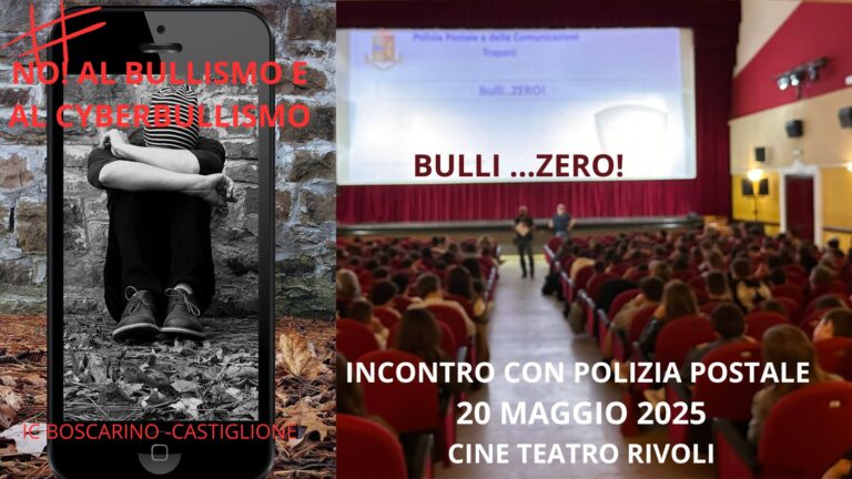 Cine Teatro Rivoli_ incontro #No al bullismo e al cyberbullismo con la Polizia Postale e delle Comunicazioni