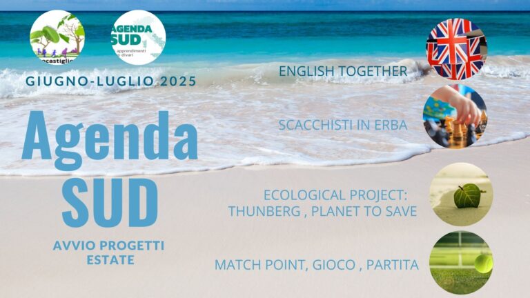 Avvio Progetti AGENDA SUD_ Estate 2025