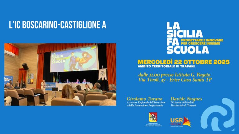 L’IC Boscarino-Castiglione alla Cerimonia di Inaugurazione dell’a.s. 2025/2026 _ 22 ottobre_ Trapani
