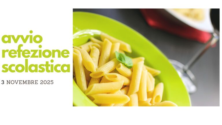 Avvio servizio di refezione scolastica_ 3 novembre 2025