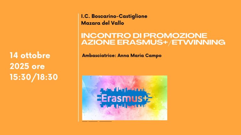 Incontro Erasmus+ ETwinning _ 14 ottobre 2025