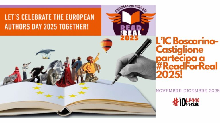 #ReadForReal25! L’IC Boscarino-Castiglione partecipa all’European Authors Day